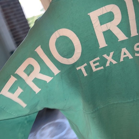 Frio River TX Texas longsleeve Spirit size Small 100% cotton t-shirt casual top - Picture 2 of 8